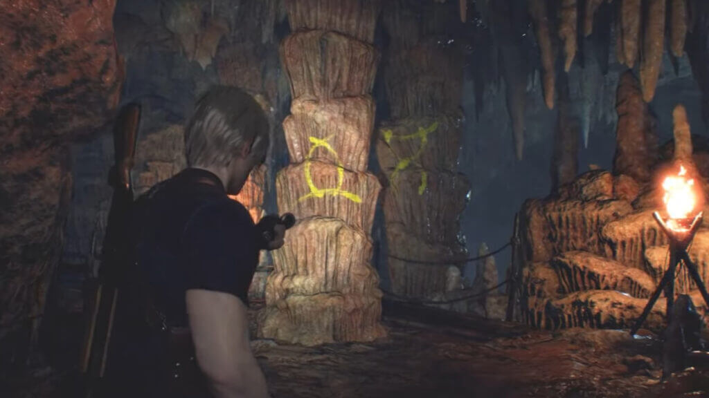 How to Solve the Large Cave Shrine puzzle in Resident Evil 4 Remake Solving the Large Cave Shrine puzzle in Resident Evil 4 Remake