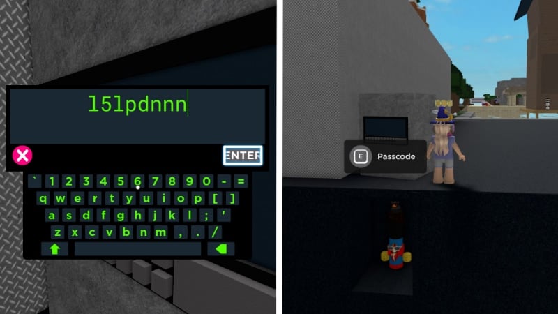 Typing in the Passcode to Unlock the Alternate Marker in Find the Markers