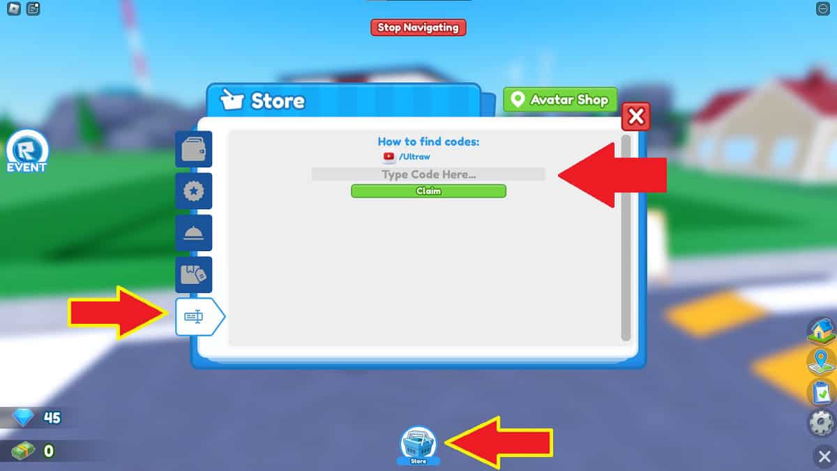 redeeming roblox codes in restaurant tycoon 2