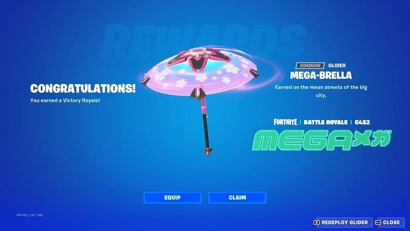 fortnite chapter 4 season 2 victory umbrella