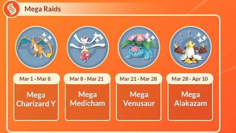 All Pokemon GO Raid Bosses for March 2023