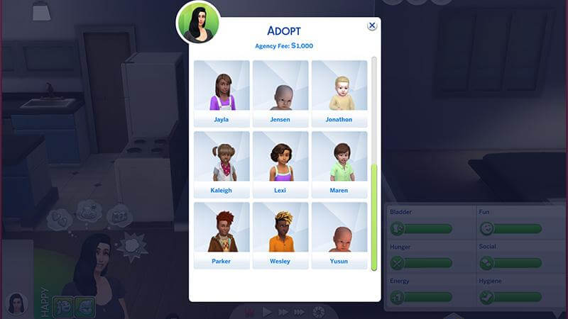The Sims 4: How to Adopt a Child