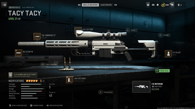 FJX Imperium one-shot loadout