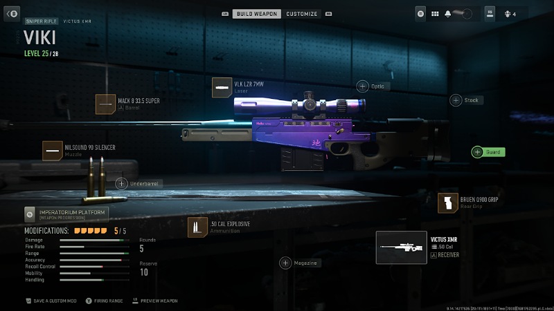 Victus one-shot loadout warzone 2 season 3