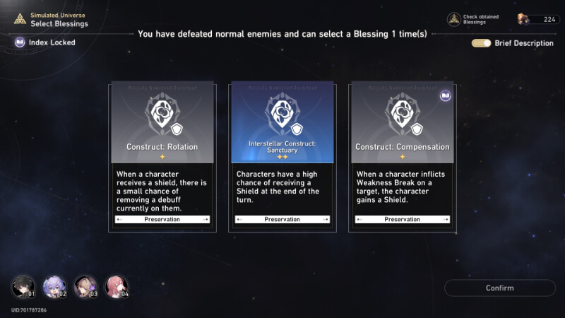 Honkai Star Rail Blessings