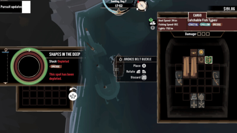 Bronze Belt Buckle in Dredge