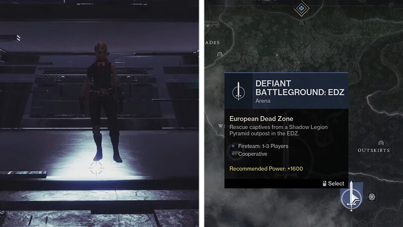 Completing Defiant Battleground EDZ in Destiny 2