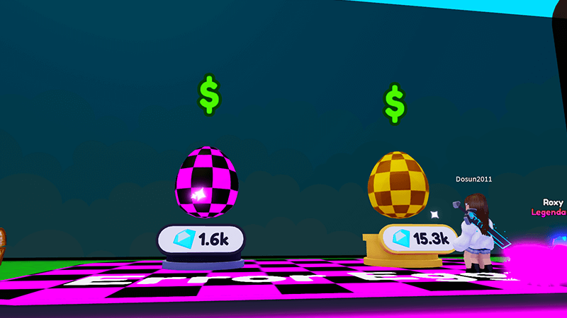 Error Eggs in April Fools World in Pet Simulator X