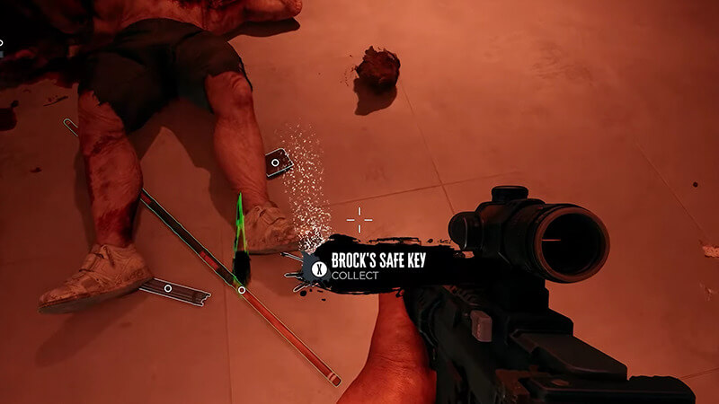 Finding Brock's Safe Key location in Dead Island 2