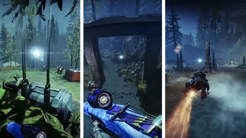 First Three Digital Traces in Destiny 2