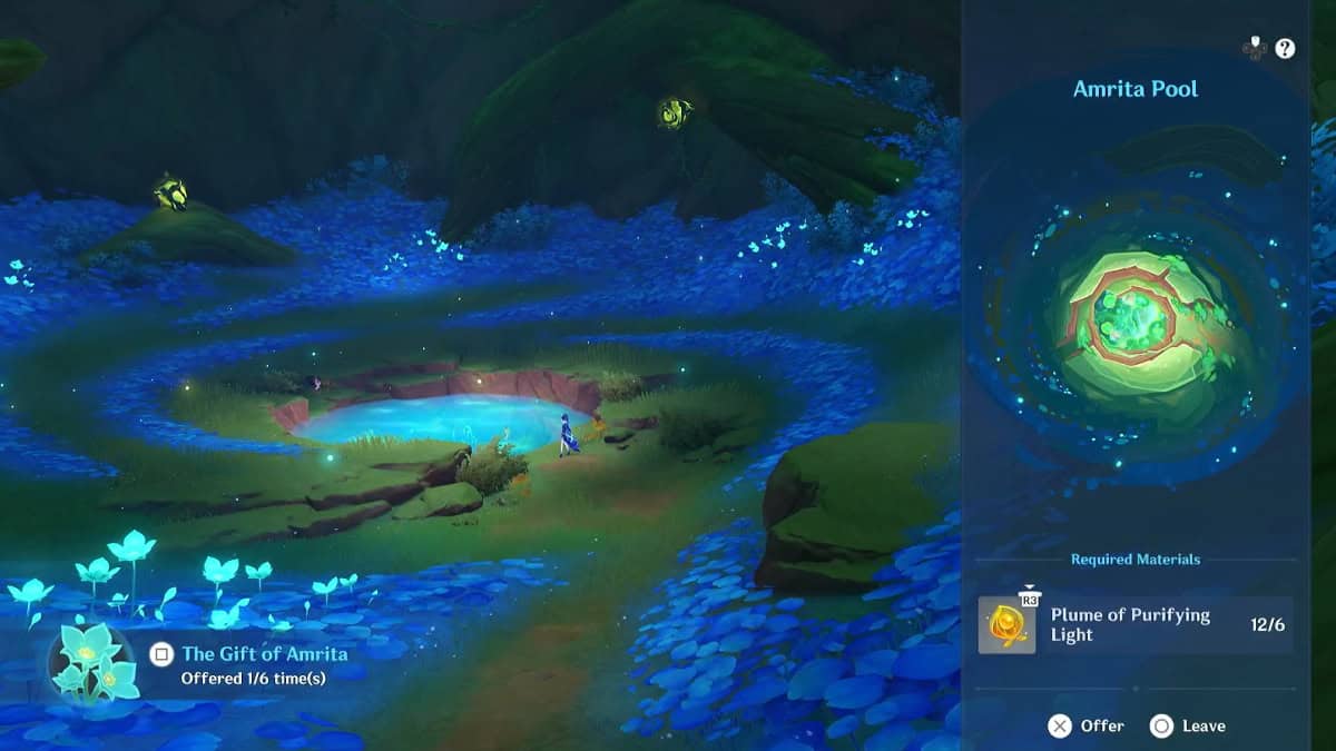 Amrita Pool in Genshin Impact.
