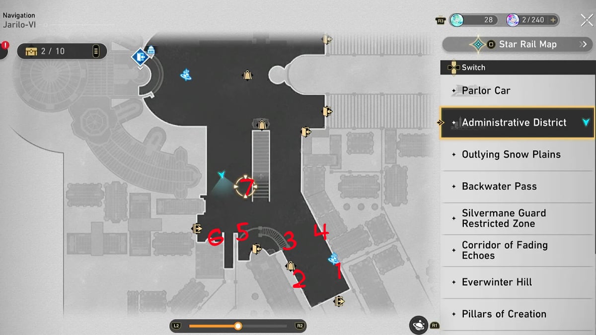 Trash can locations 1.