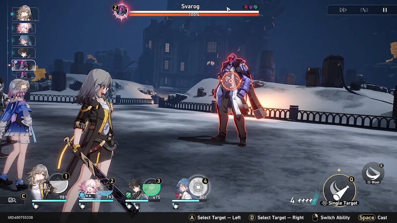 Fighting Svarog in the game.