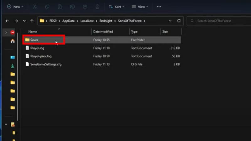 How to Find Save File location in Sons of The Forest