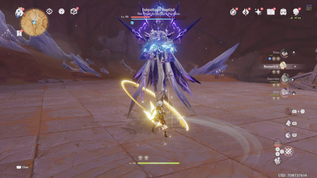 Iniquitous Baptist Boss in Genshin Impact