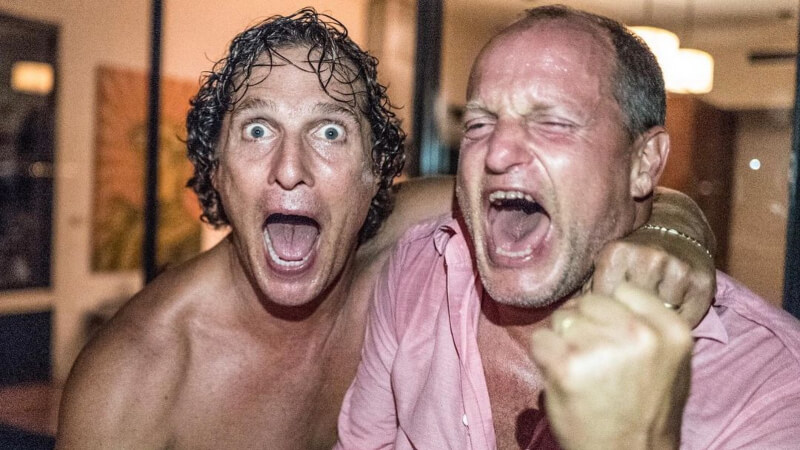 Matthew McConaughey and Woody Harrelson like brothers