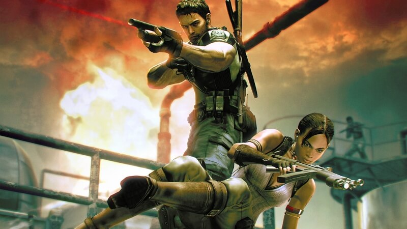 Chris Redfield and Shiva