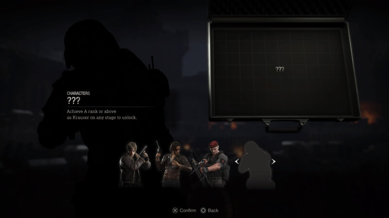 Resident Evil 4 Remale Hunk Unlock