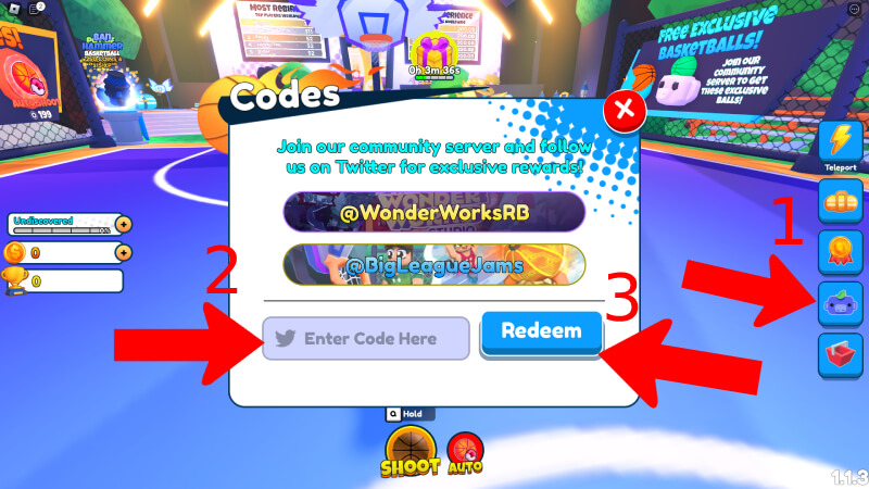 Roblox Basketball Simulator How To Redeem Codes