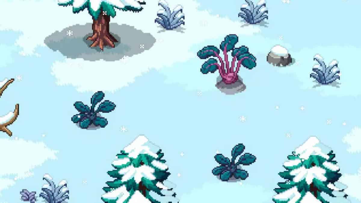 Winter crops grow through the snow in Roots of Pacha