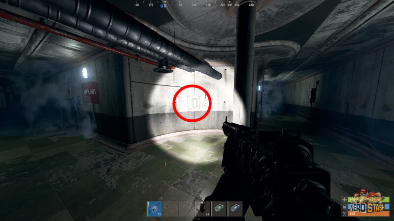 Airfield Blue Keycard Door Electric Fuse