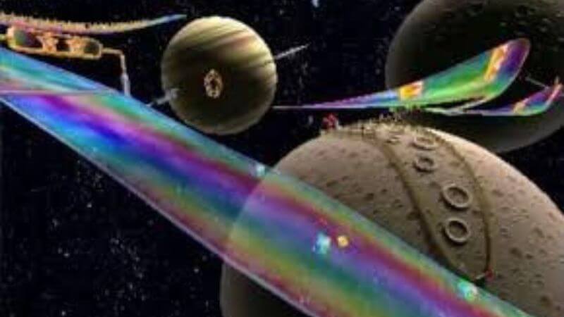 Rainbow Road Track from Mario Kart 7