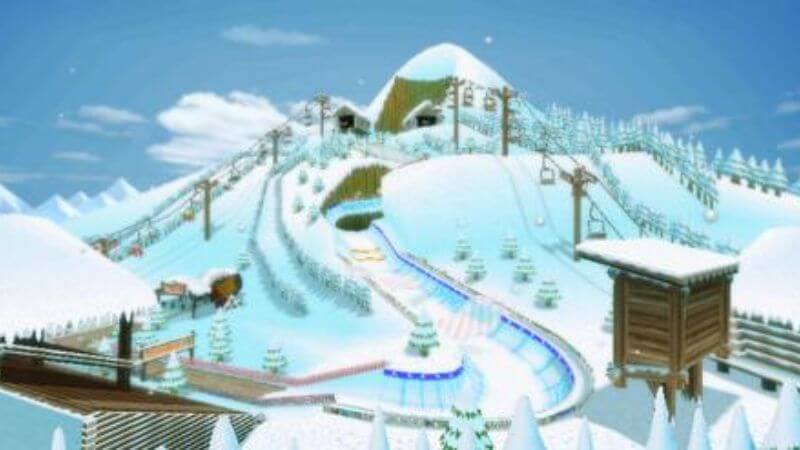 Rainbow Road Track from Mario Kart 7