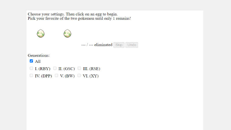The Best Favorite Pokémon Pickers