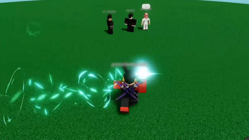 Using the Sparky Glove in Slap Battles