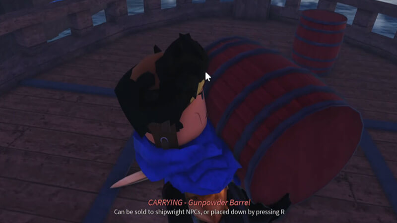 arcane odyssey sell gunpowder barrels