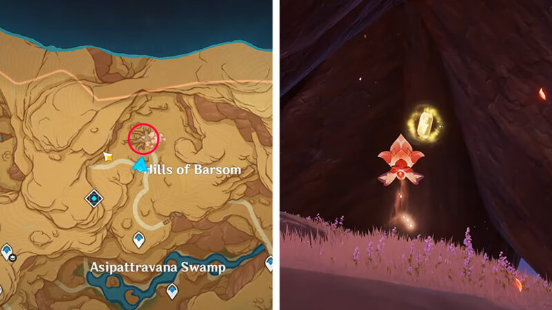 lost monument fragment map location 1 in Genshin Impact