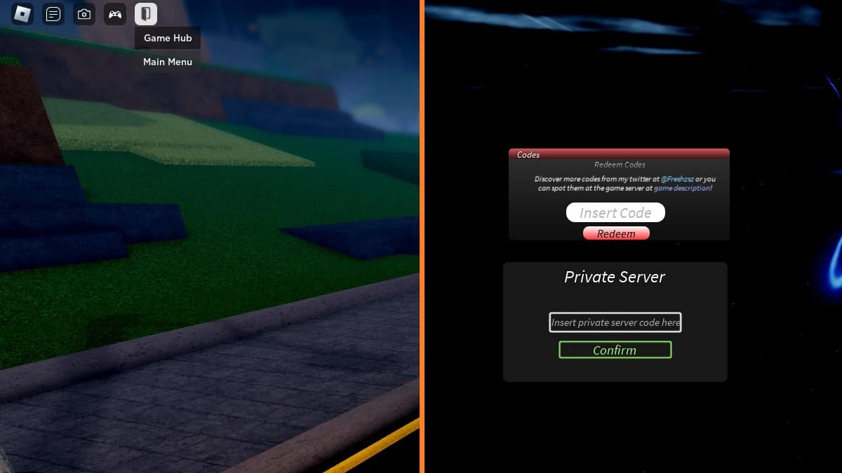 roblox code redemption window in project mugetsu