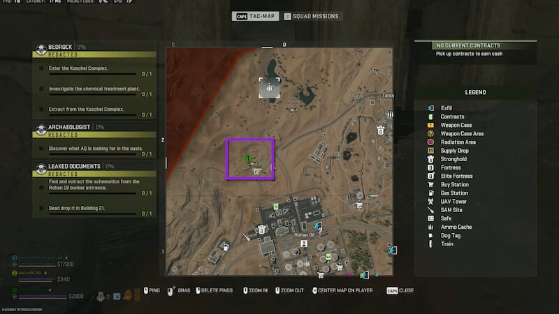 Archaeologist dmz mission location