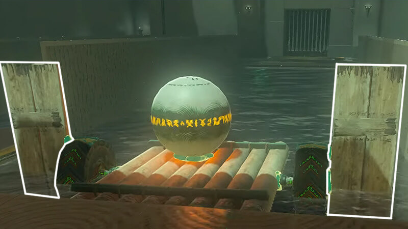 Ball Boat Puzzle Solution in Shrine in Zelda Tears of the Kingdom