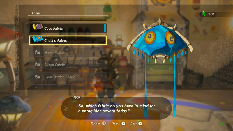 Chuchu Fabric Tears of the Kingdom