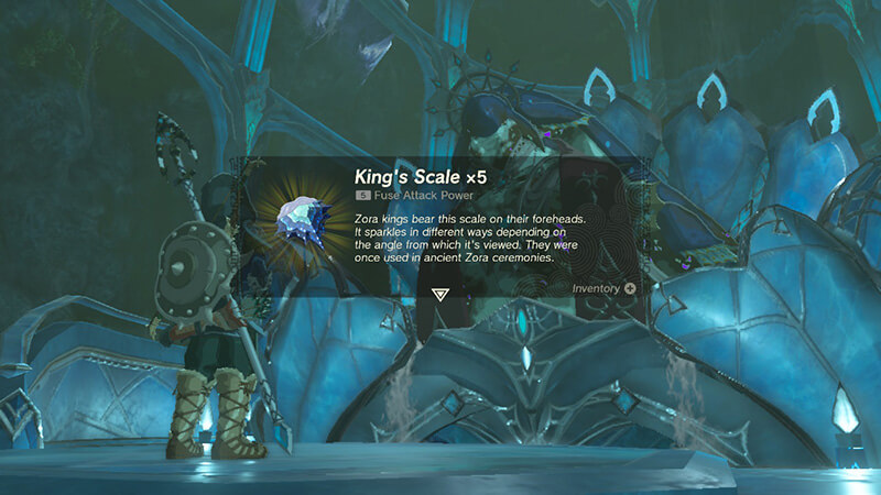 Receving King's Scales from King Dorephan