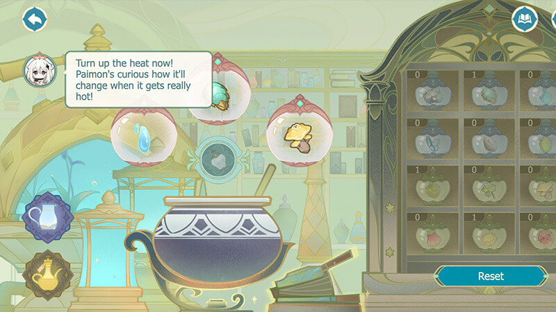 Crafting Recipes in Glittering Elixirs Event in Genshin Impact