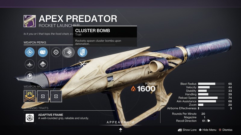 Destiny 2 Last Wish Raid Weapon