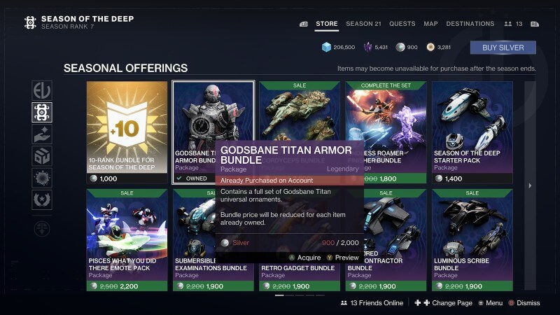 Destiny 2 God of War Armor