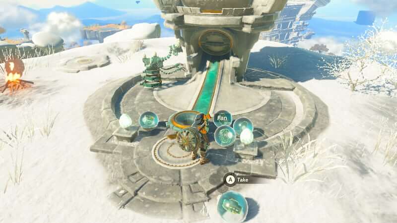 How to get Fan Devices in Tears of the Kingdom Zelda TOTK Fans Dispenser