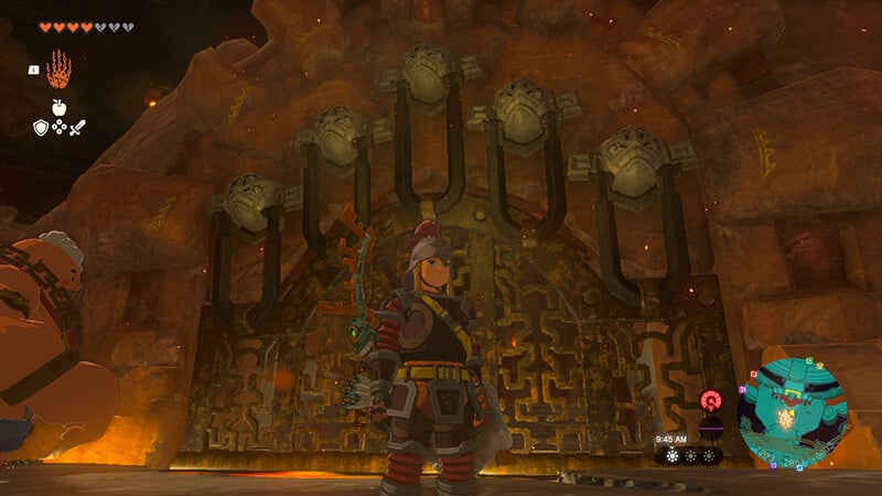 Fire Temple Locks in Tears of the Kingdom