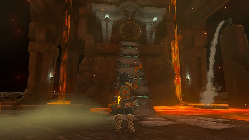 Makeshift Stone Slab Bridge