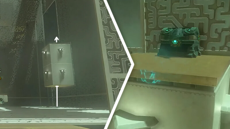 First Treasure Chest of Domizuin Shrine in Zelda Tears of the Kingdom