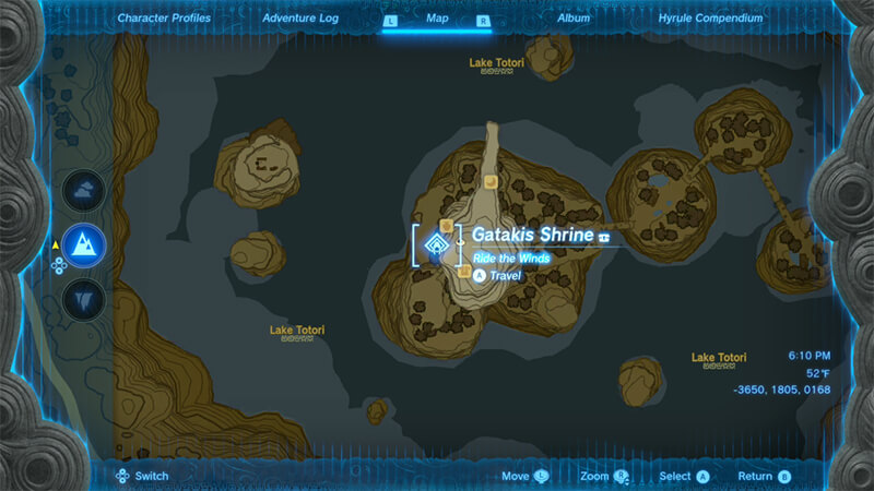 Gatakis-Shrine-Location