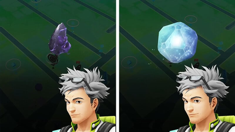 Getting shadow shards and purified gems from shadow raids in pokemon go