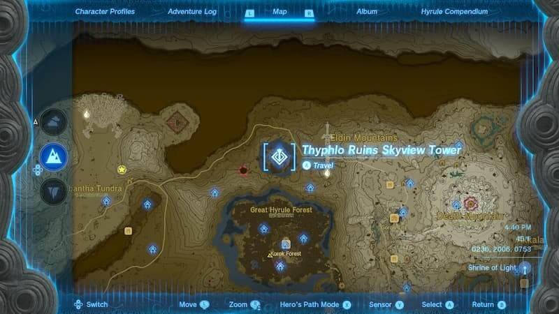 Glide Tights Tears of the Kingdom Location