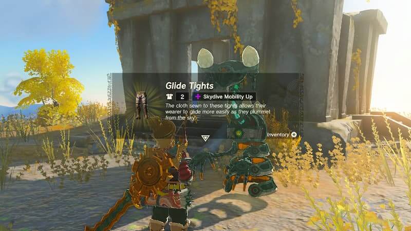 Glide Tights Tears of the Kingdom Reward