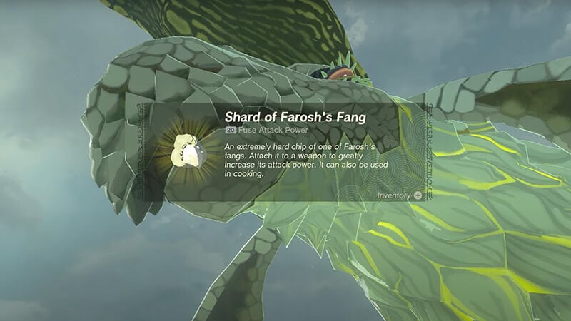 How To Get a Shard of Farosh's Fang in Zelda Tears of the Kingdom