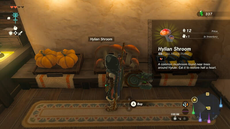 How to Get Hylian Shrooms in Tears of the Kingdom TOTK Zelda