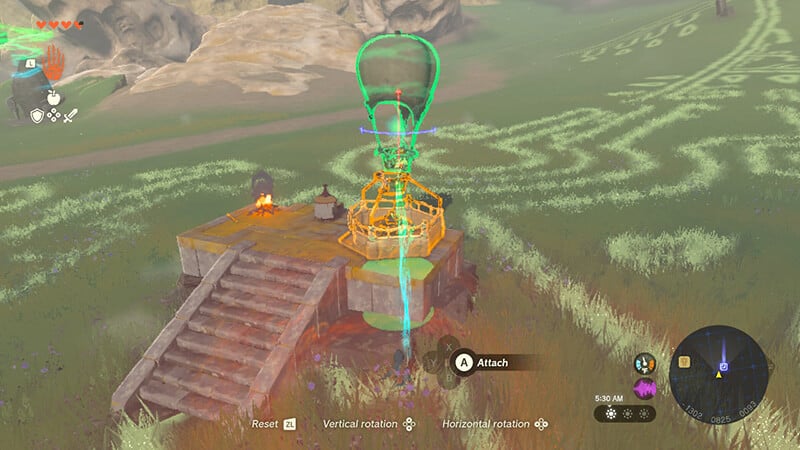 Impa Hot Air Ballon Geoglyph Tears of the Kingdom